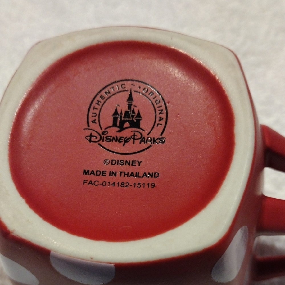 2 For 8 Sale, Red Polka Dot Mug with Character Design - Picture 5 of 5